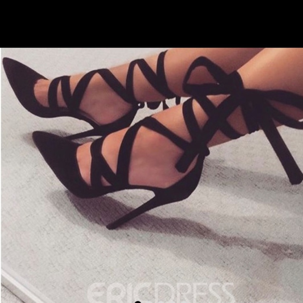 Tie up heels new